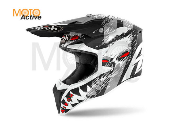 Кроссовый шлем Airoh Wraap Demon Matt